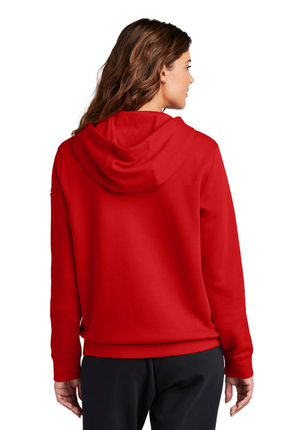 Nike Women's Club Fleece Sleeve Swoosh Full-Zip Hoodie