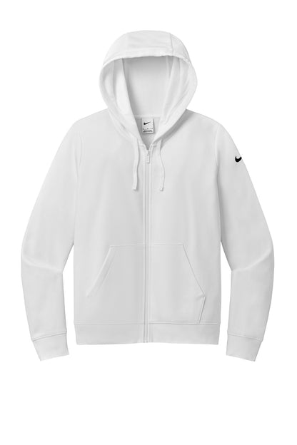 Nike Women's Club Fleece Sleeve Swoosh Full-Zip Hoodie