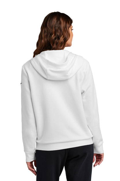 Nike Women's Club Fleece Sleeve Swoosh Full-Zip Hoodie