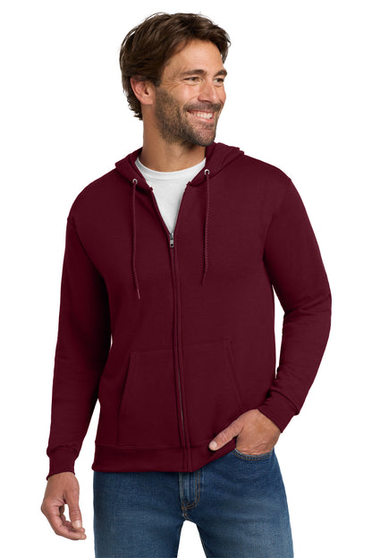 DISCONTINUED - Hanes® - EcoSmart® Full-Zip Hooded Sweatshirt
