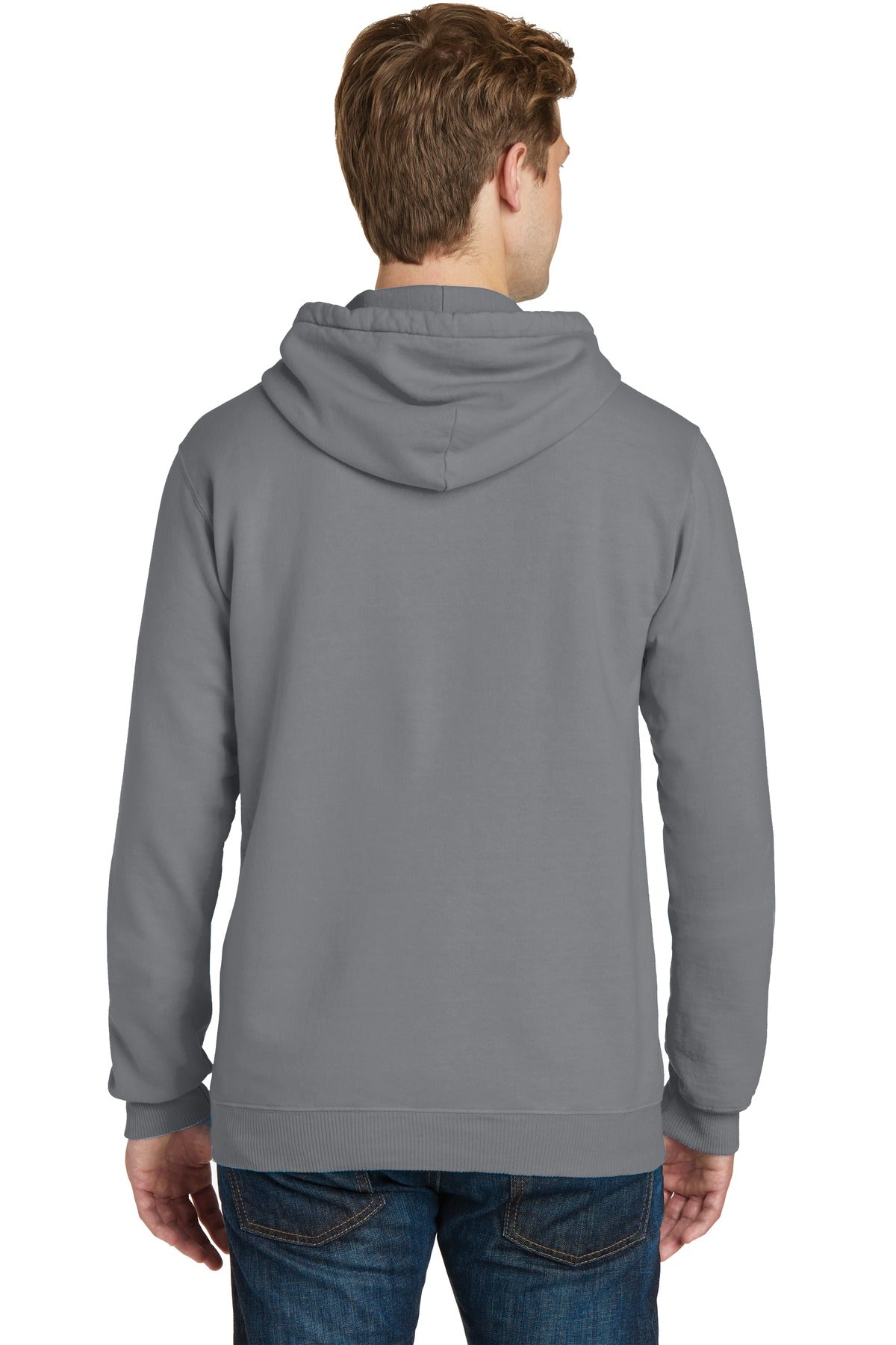 Port & Company® Beach Wash® Garment-Dyed Pullover Hooded Sweatshirt (CORE COLORS)