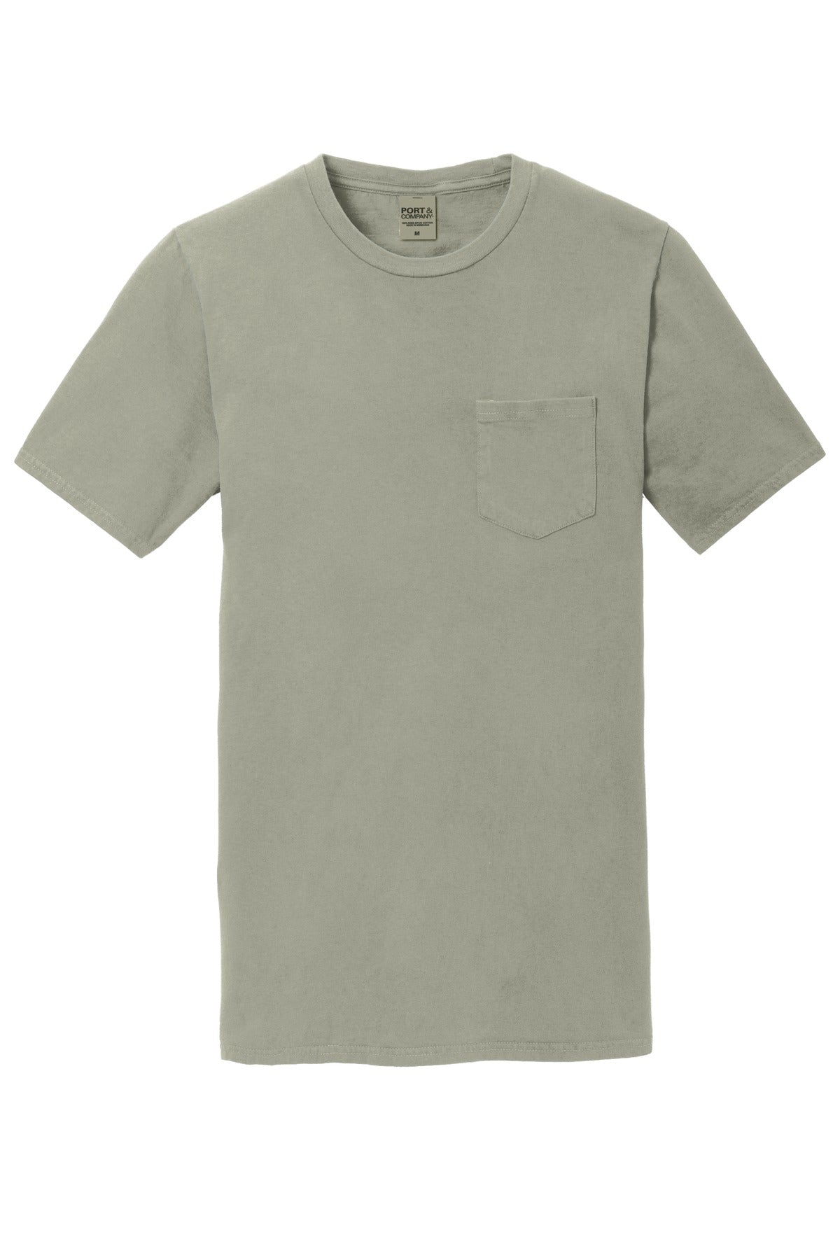 Port & Company® Beach Wash® Garment-Dyed Pocket Tee