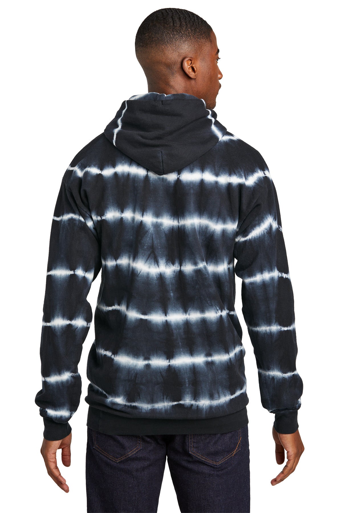 Port & Company® Allover Stripe Tie-Dye Fleece