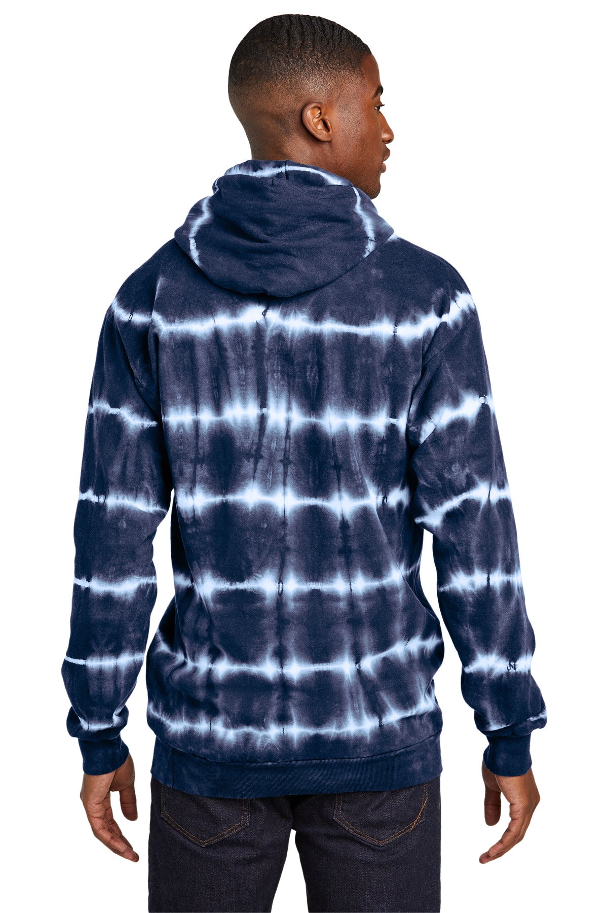 Port & Company® Allover Stripe Tie-Dye Fleece