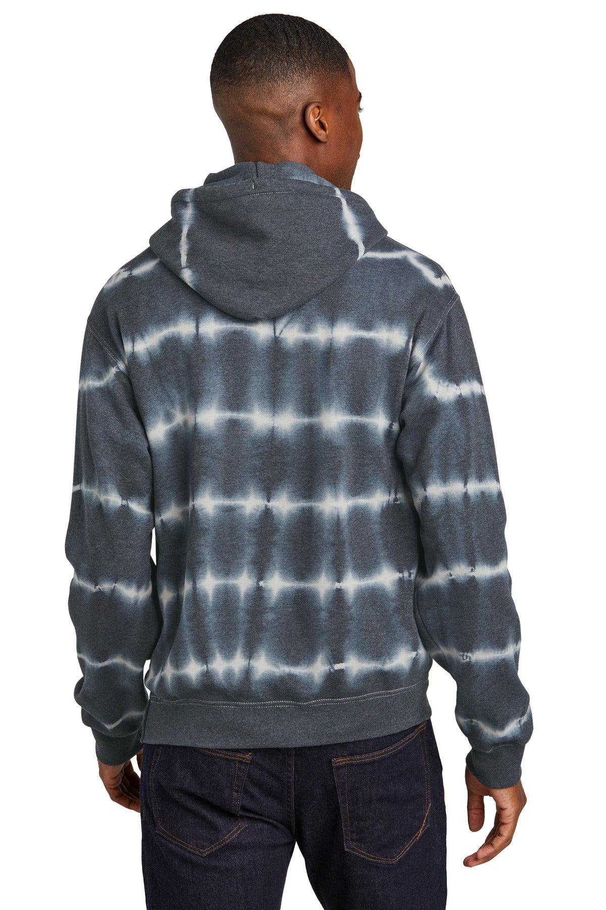 Port & Company® Allover Stripe Tie-Dye Fleece