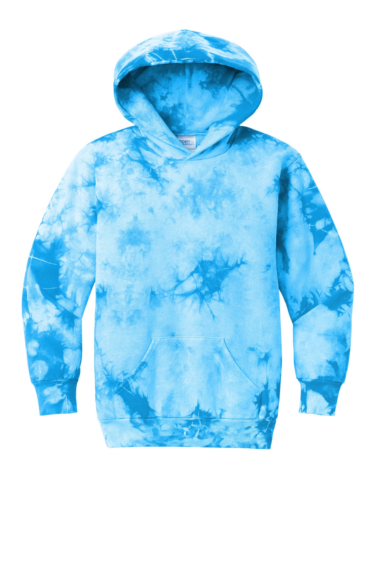 Port & Company® Youth Crystal Tie-Dye Pullover Hoodie