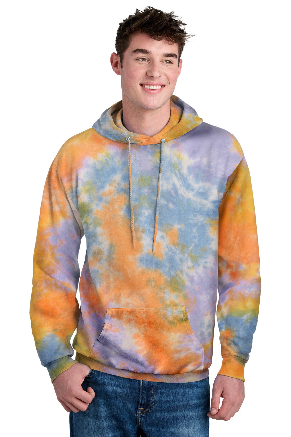Port & Company® Crystal Tie-Dye Pullover Hoodie