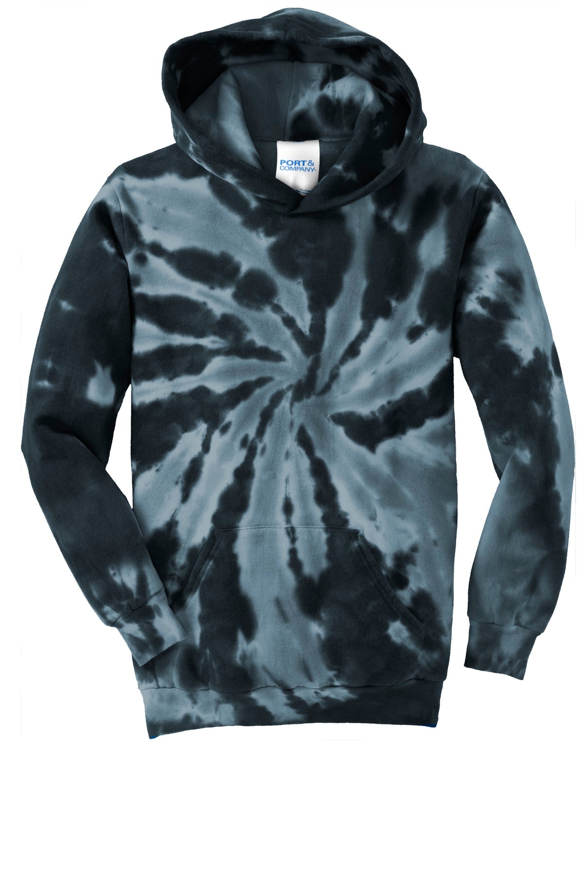 Port & Company® Youth Tie-Dye Pullover Hooded Sweatshirt