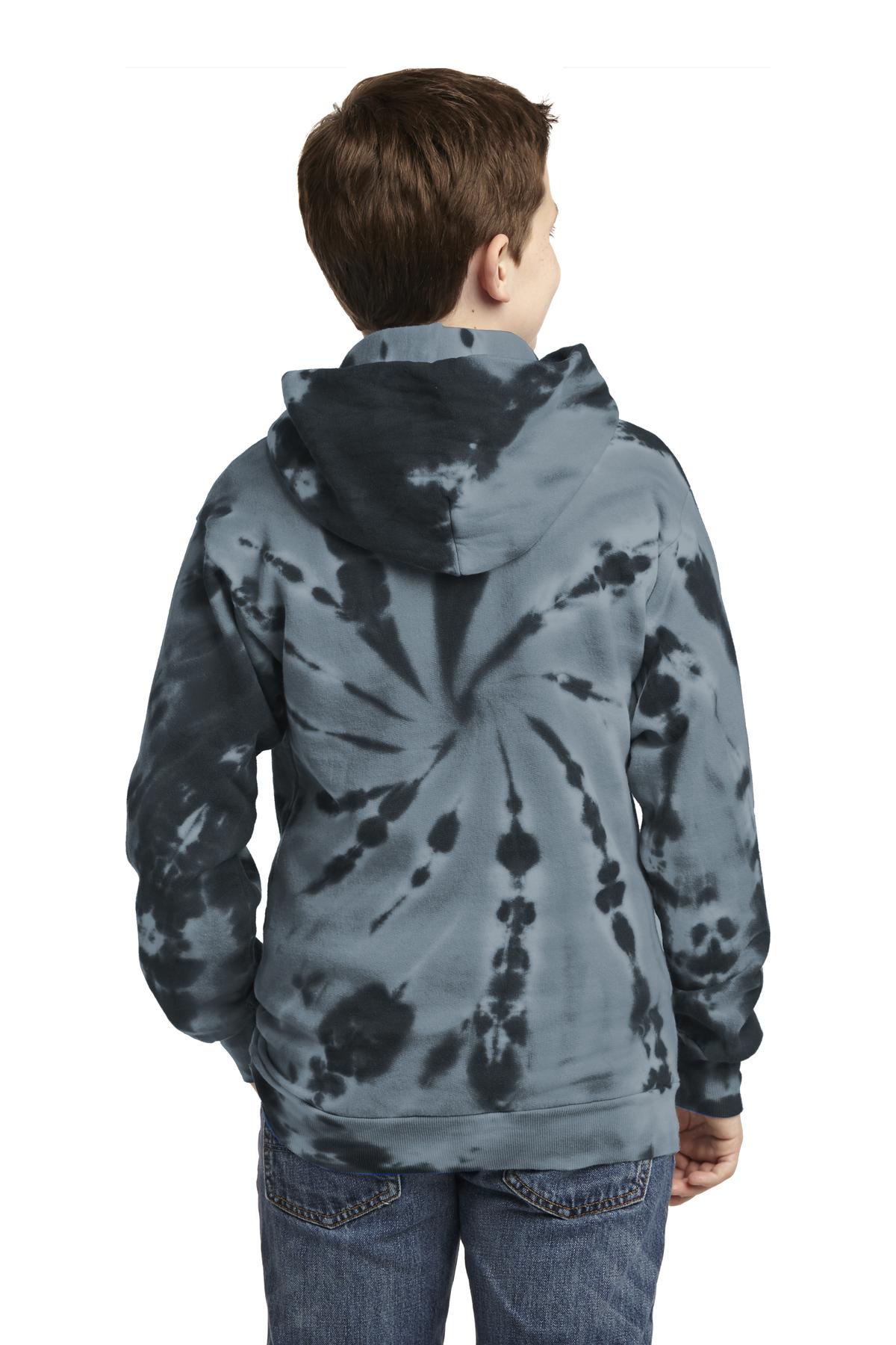 Port & Company® Youth Tie-Dye Pullover Hooded Sweatshirt