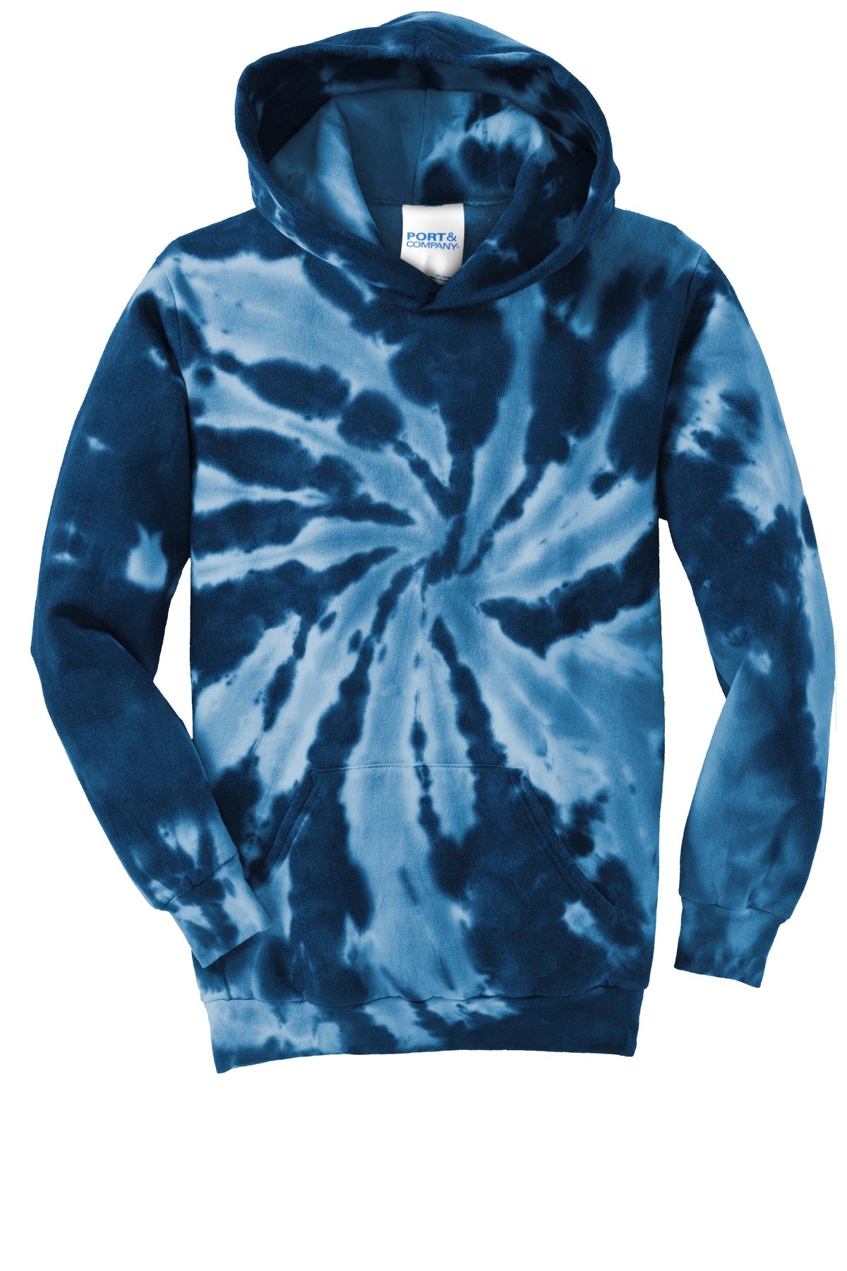 Port & Company® Youth Tie-Dye Pullover Hooded Sweatshirt