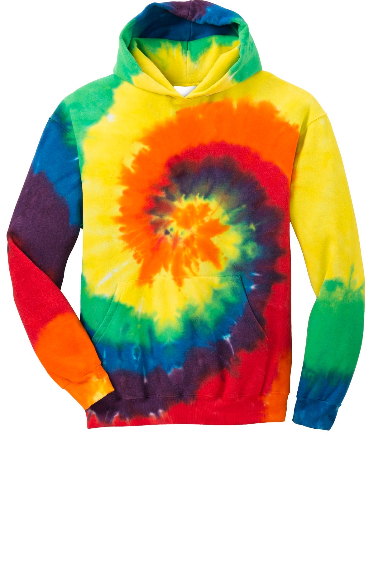 Port & Company® Youth Tie-Dye Pullover Hooded Sweatshirt