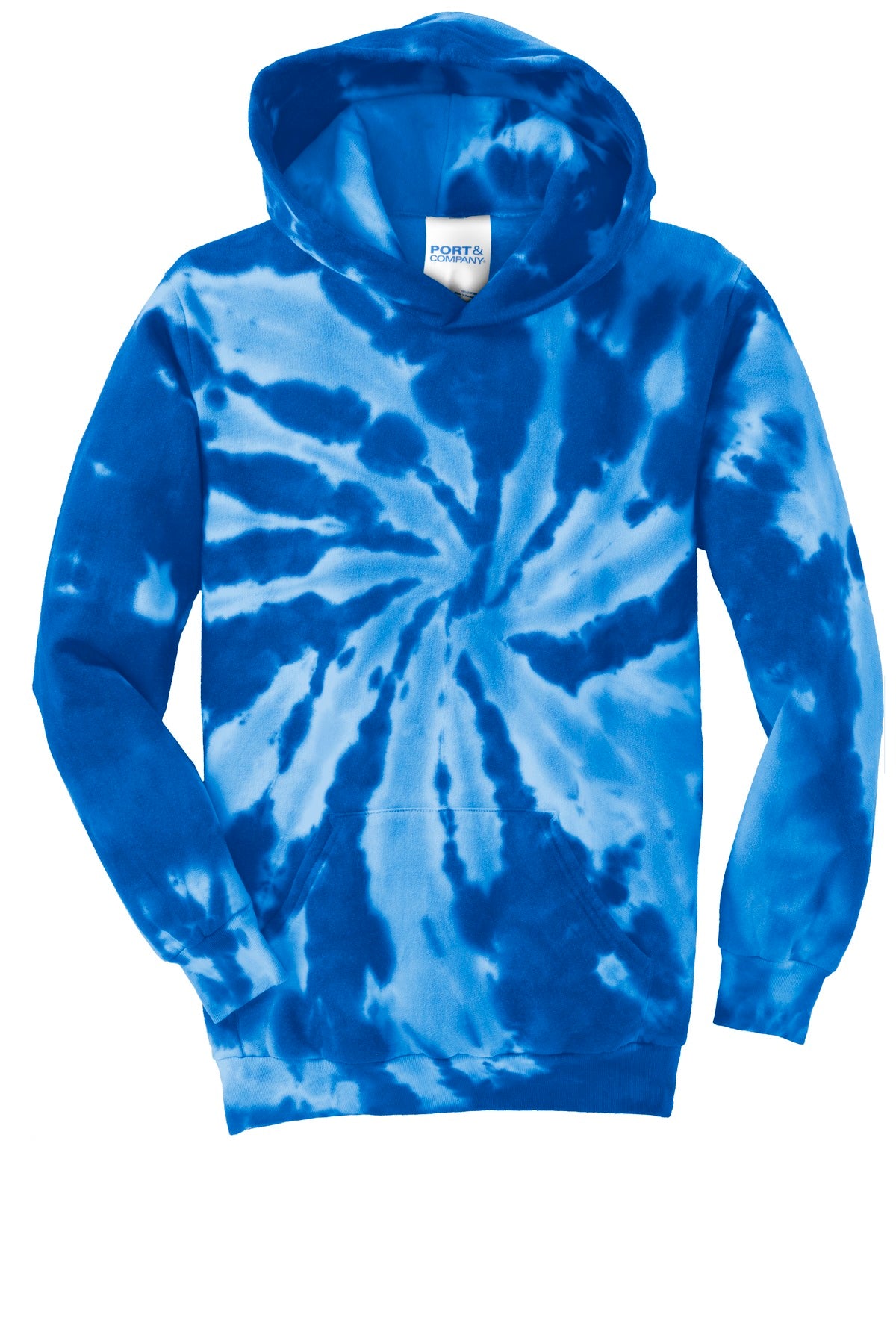 Port & Company® Youth Tie-Dye Pullover Hooded Sweatshirt