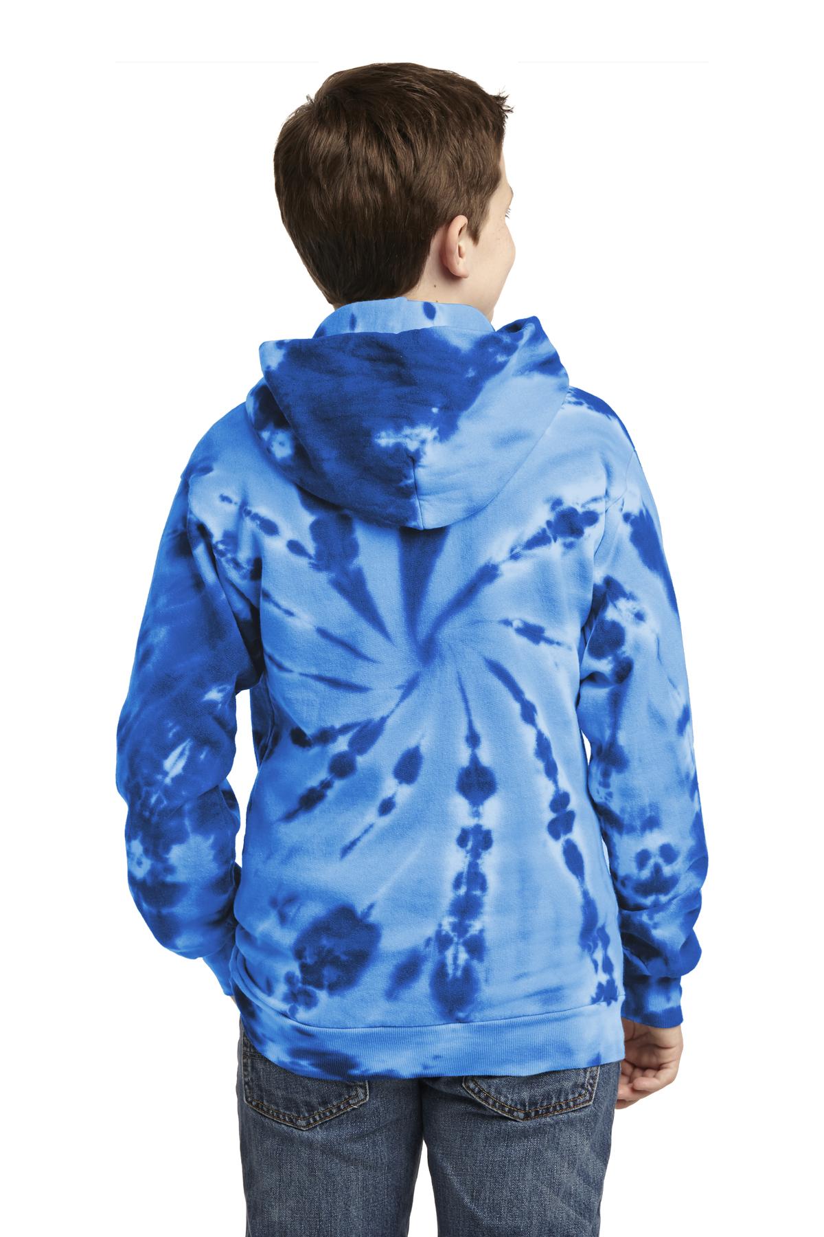 Port & Company® Youth Tie-Dye Pullover Hooded Sweatshirt