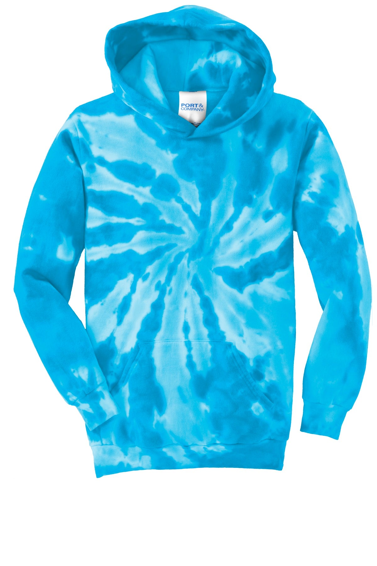 Port & Company® Youth Tie-Dye Pullover Hooded Sweatshirt
