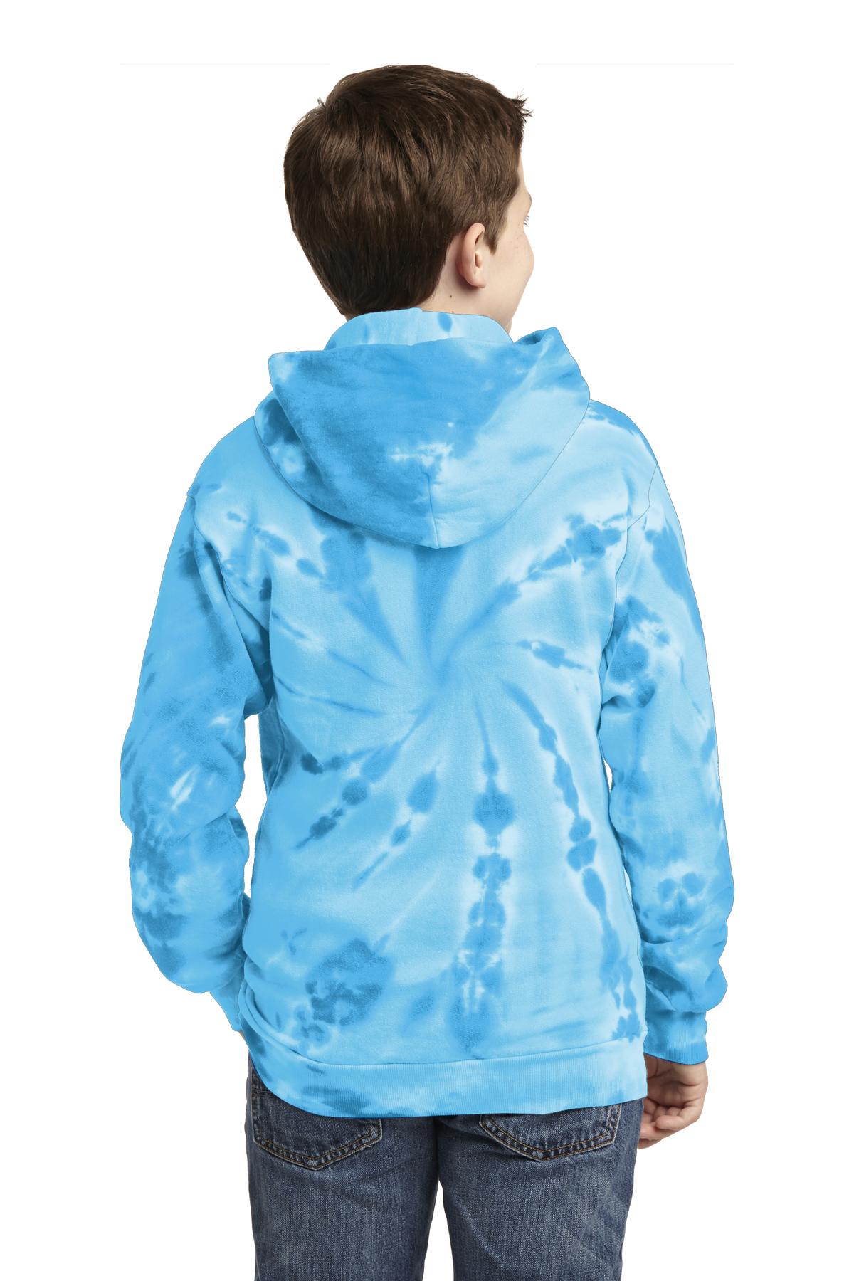 Port & Company® Youth Tie-Dye Pullover Hooded Sweatshirt