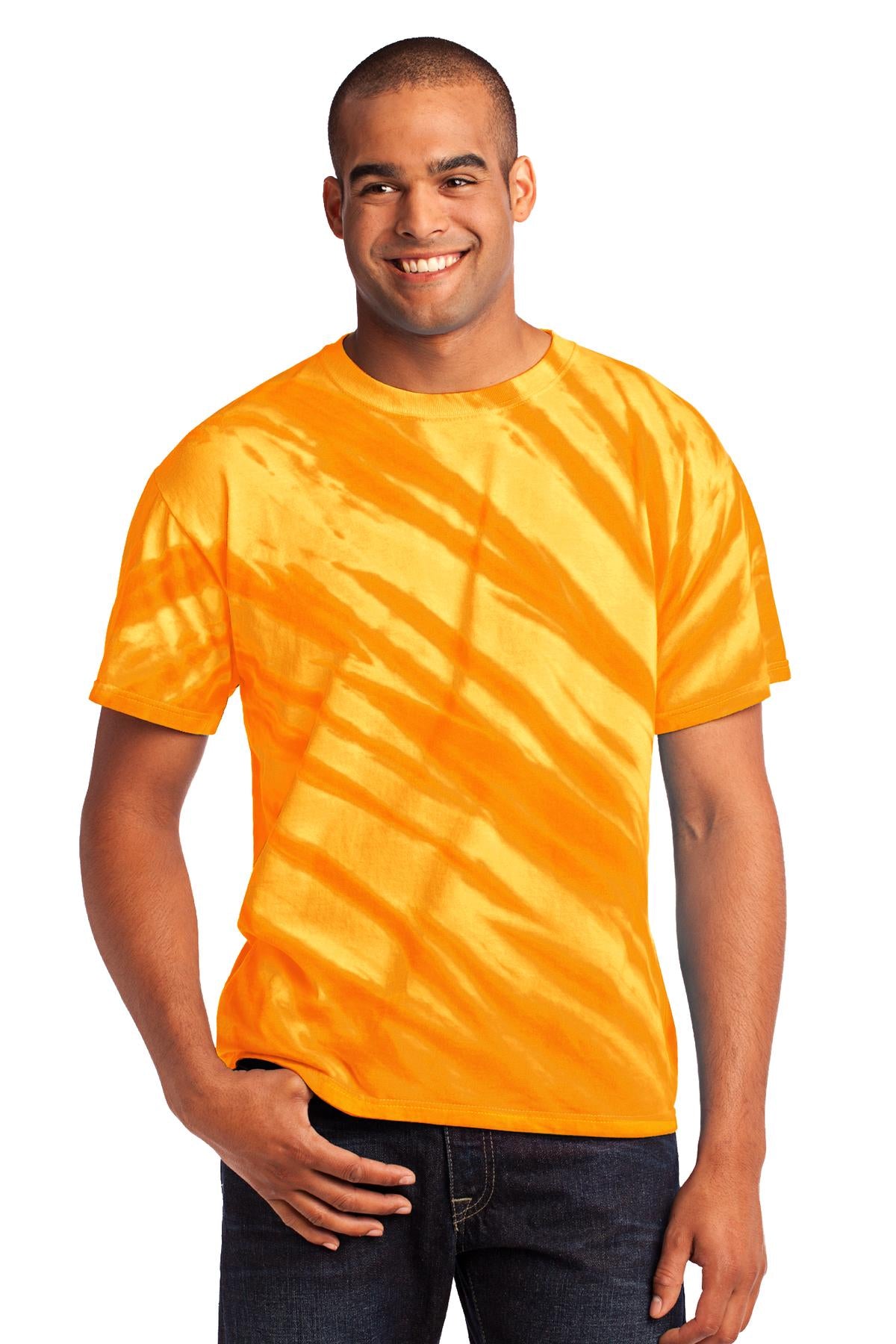 Port & Company® - Tiger Stripe Tie-Dye Tee