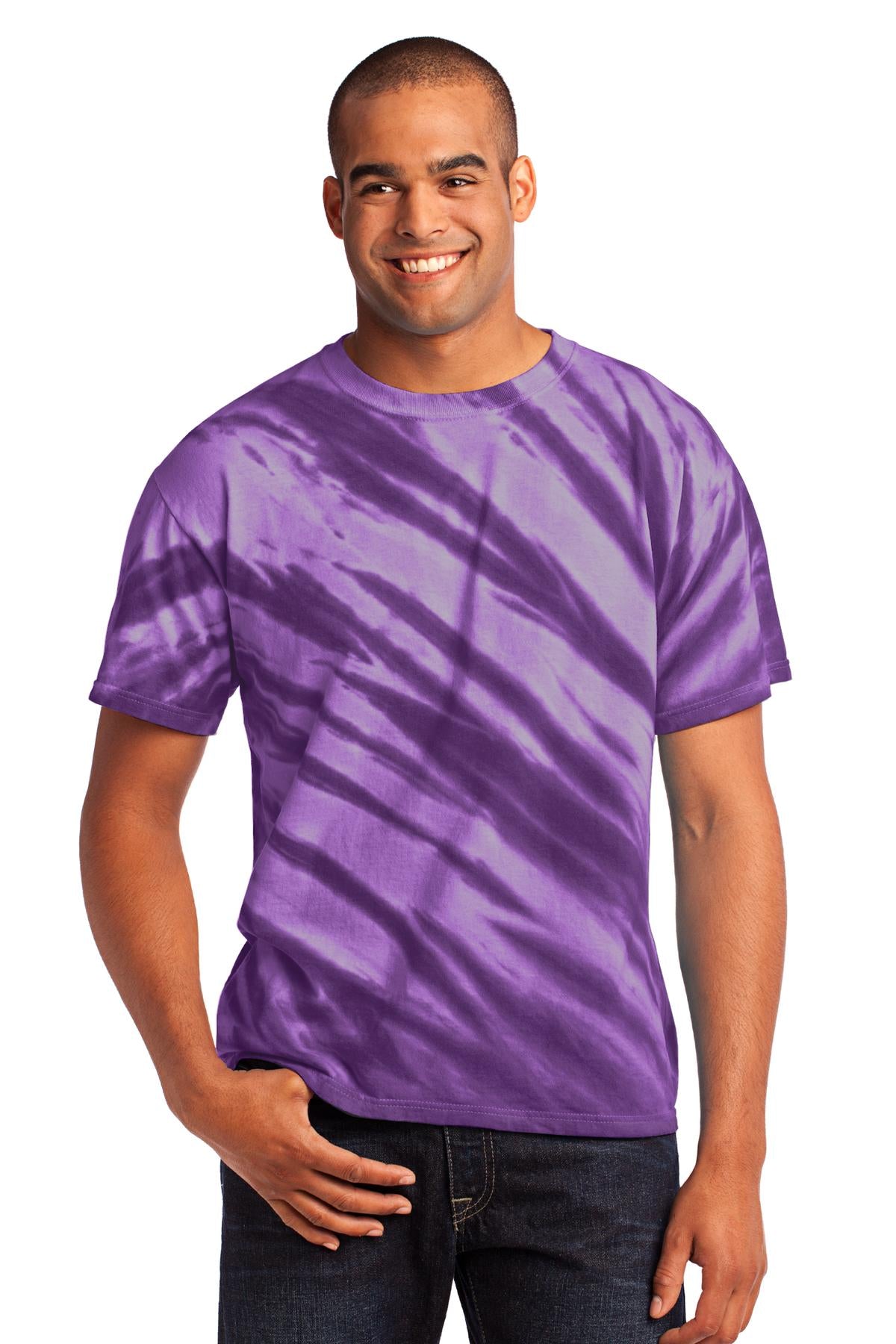 Port & Company® - Tiger Stripe Tie-Dye Tee