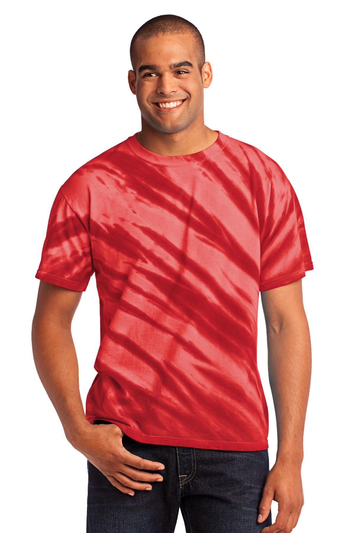 Port & Company® - Tiger Stripe Tie-Dye Tee
