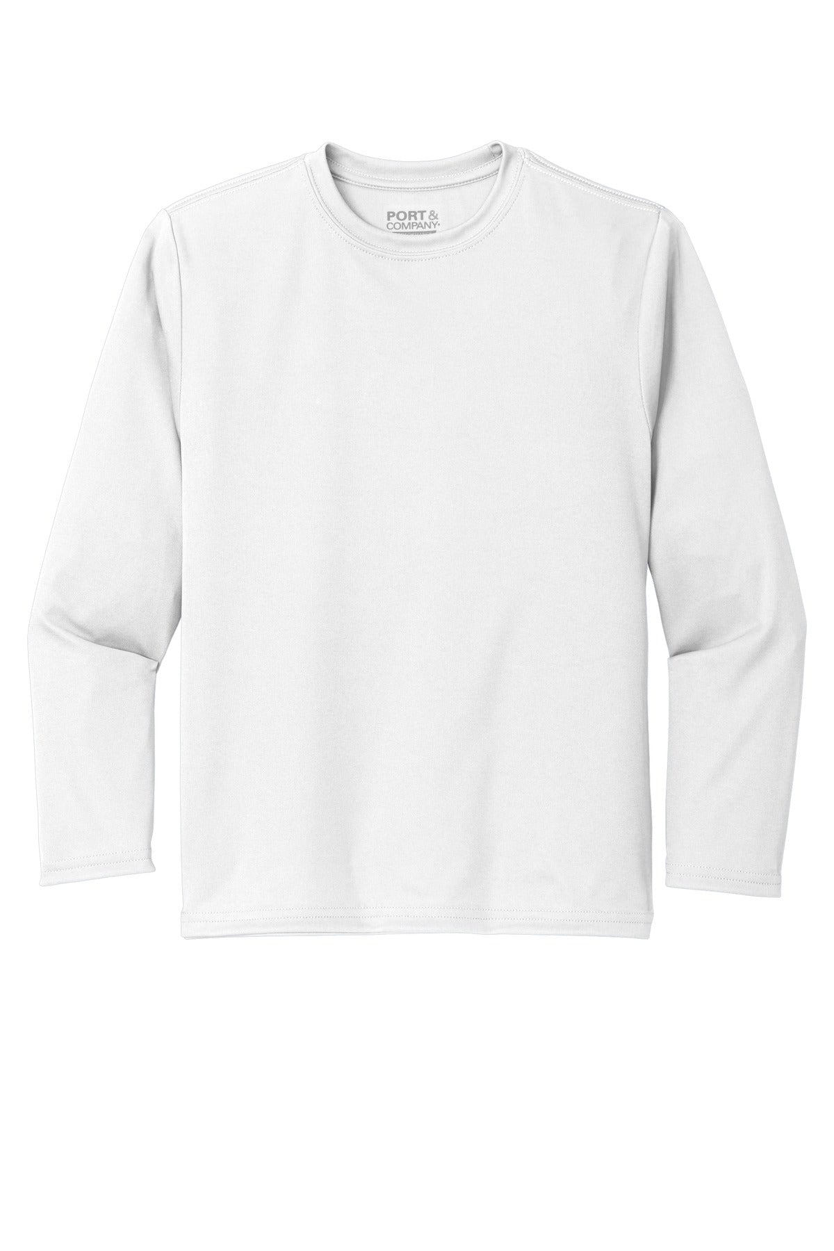 Port & Company® Youth Long Sleeve Performance Tee