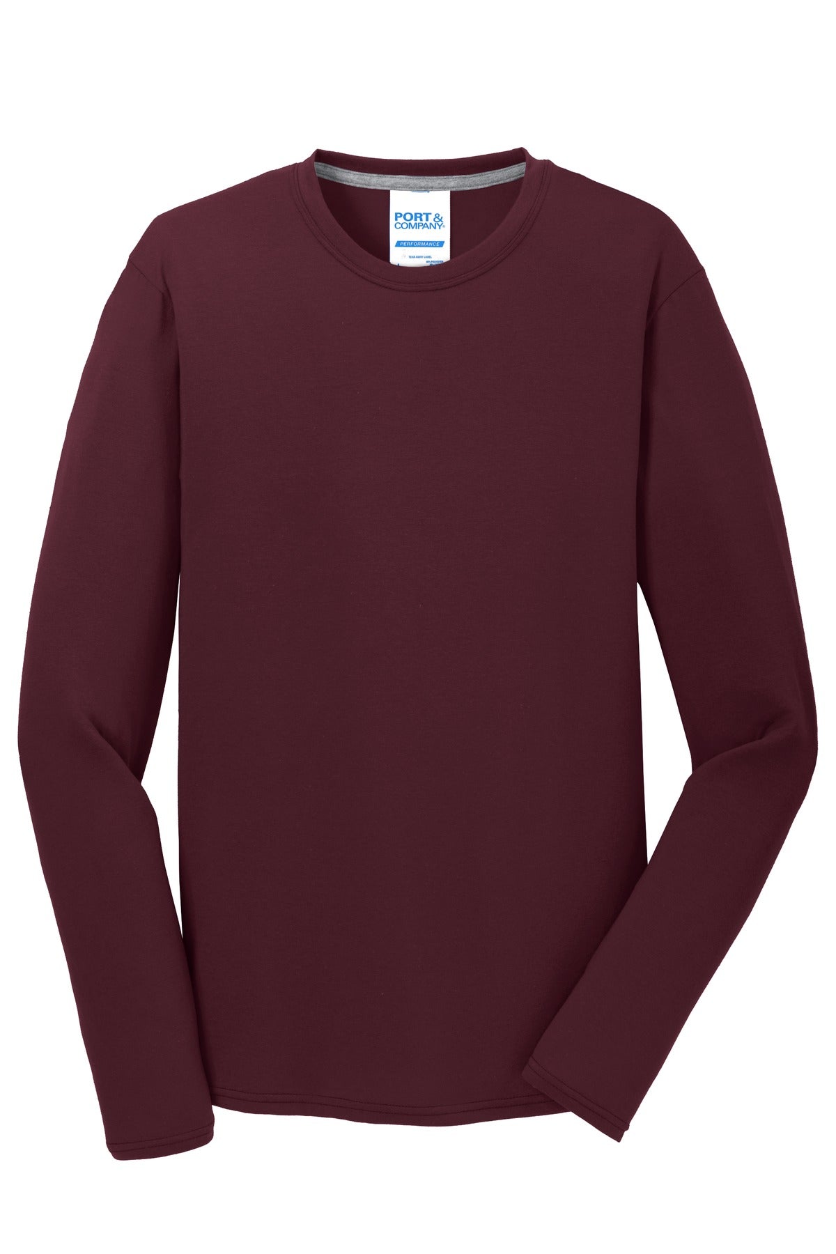 Port & Company® Long Sleeve Performance Blend Tee