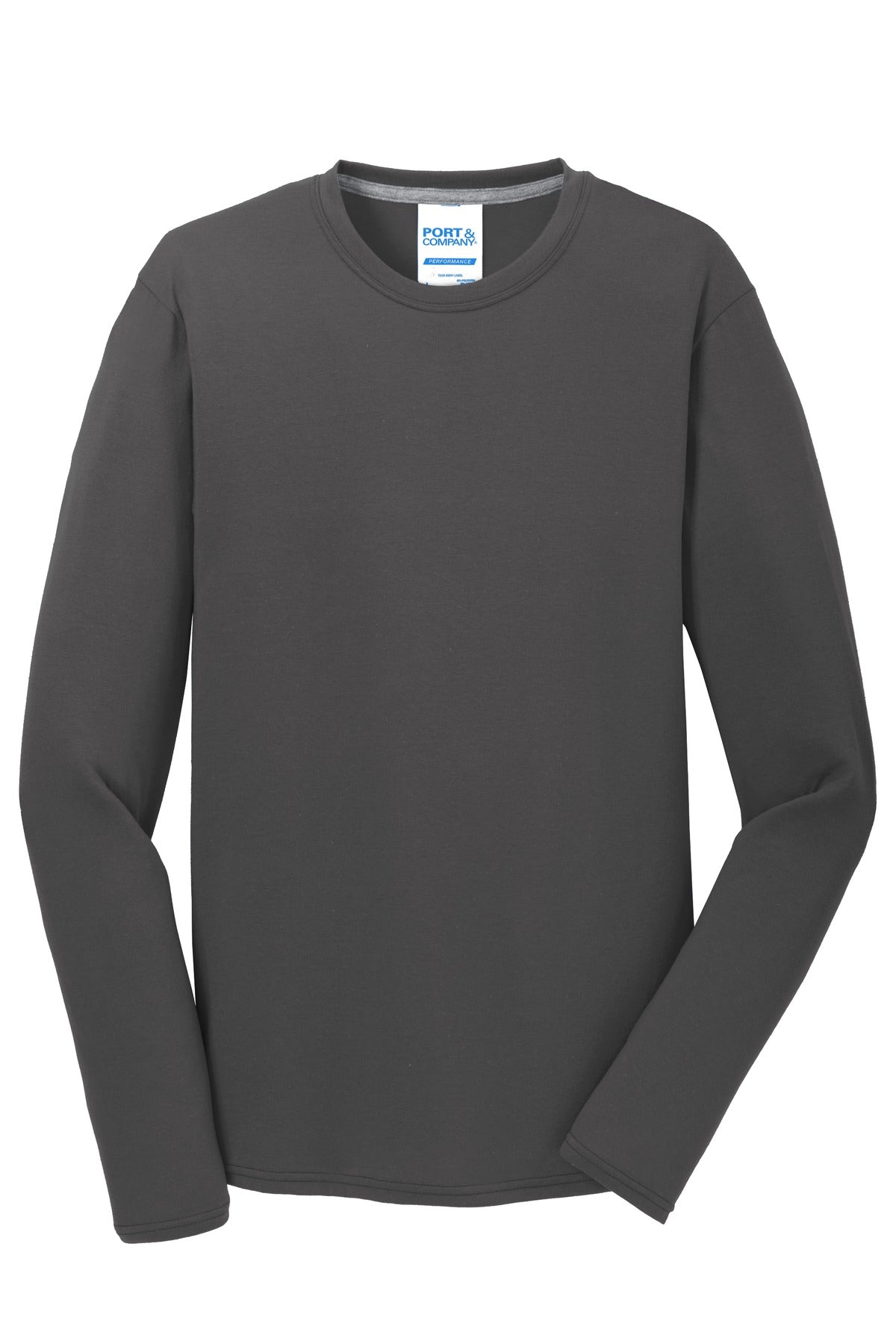 Port & Company® Long Sleeve Performance Blend Tee