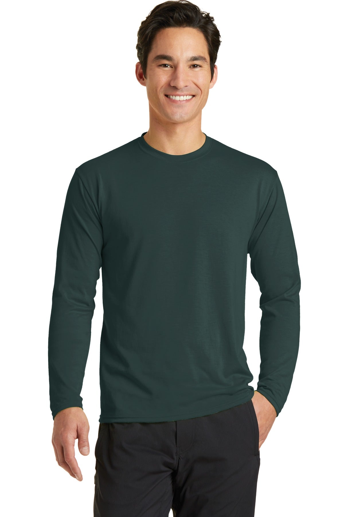Port & Company® Long Sleeve Performance Blend Tee