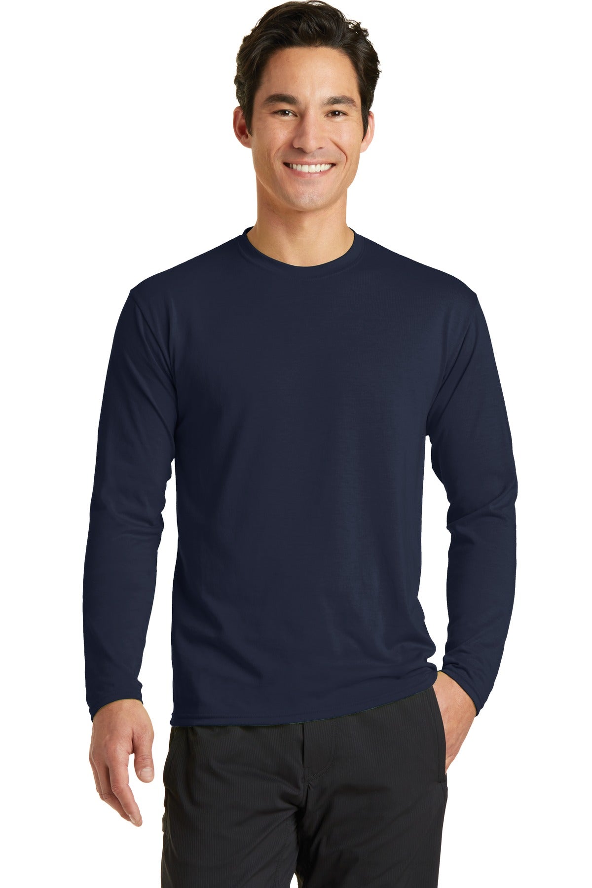 Port & Company® Long Sleeve Performance Blend Tee