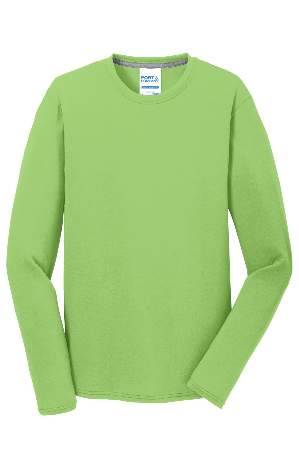 Port & Company® Long Sleeve Performance Blend Tee