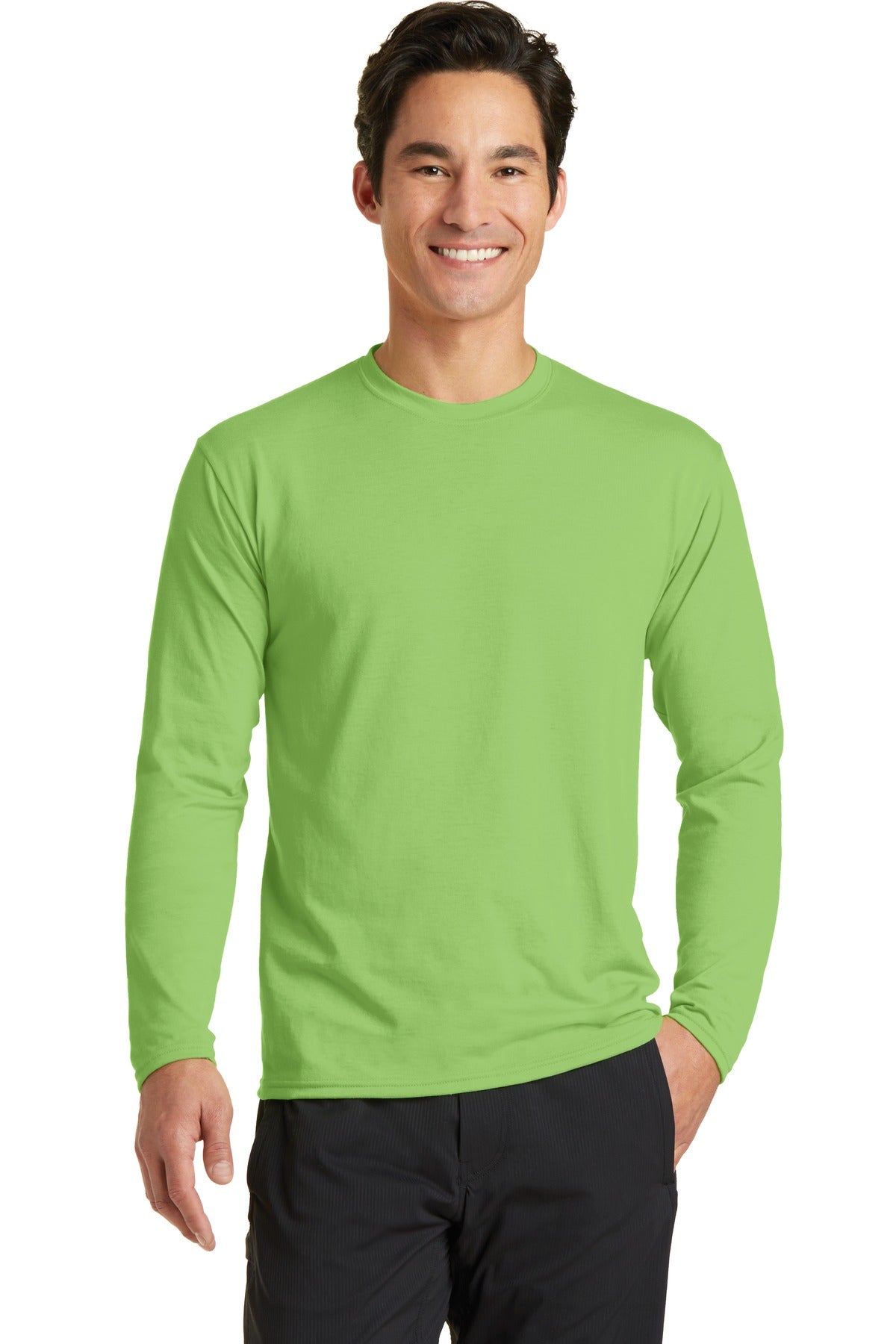 Port & Company® Long Sleeve Performance Blend Tee