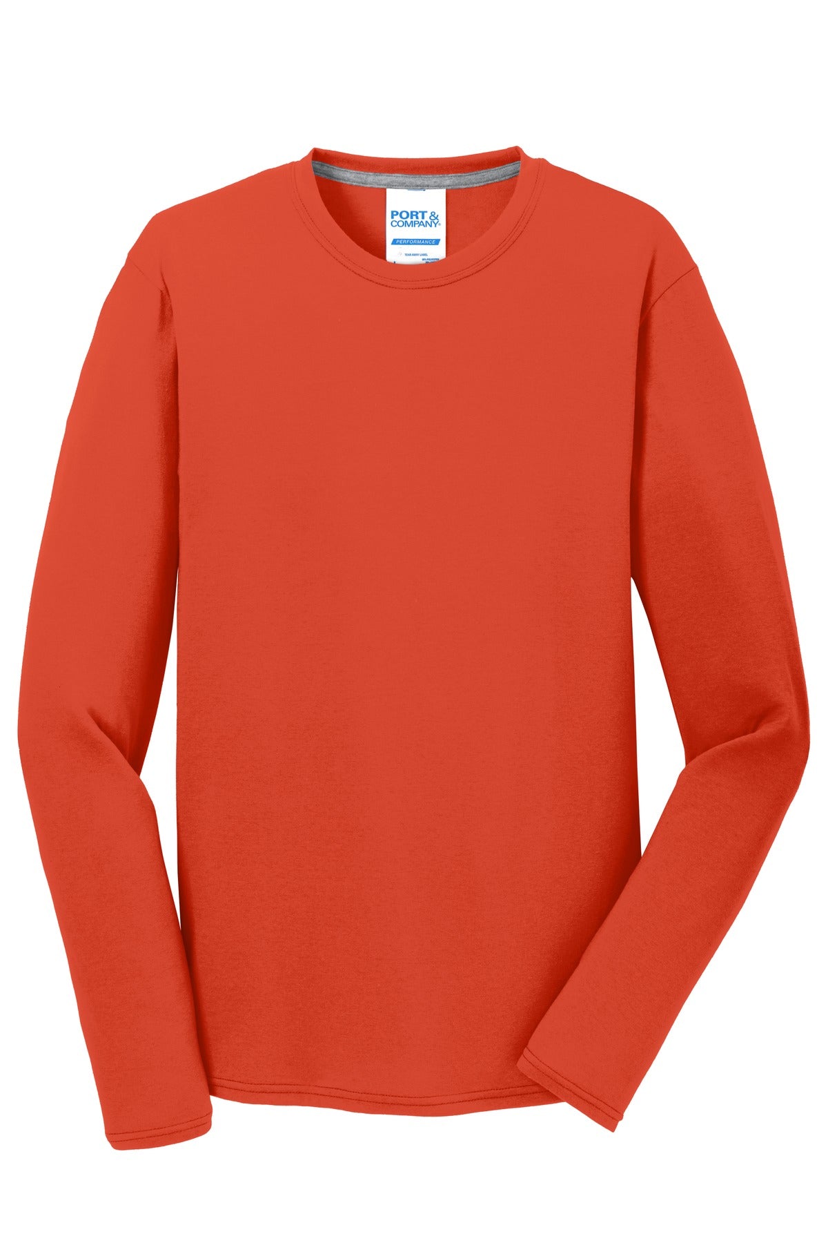 Port & Company® Long Sleeve Performance Blend Tee