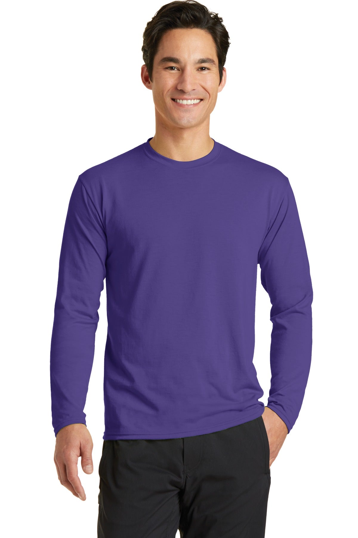 Port & Company® Long Sleeve Performance Blend Tee