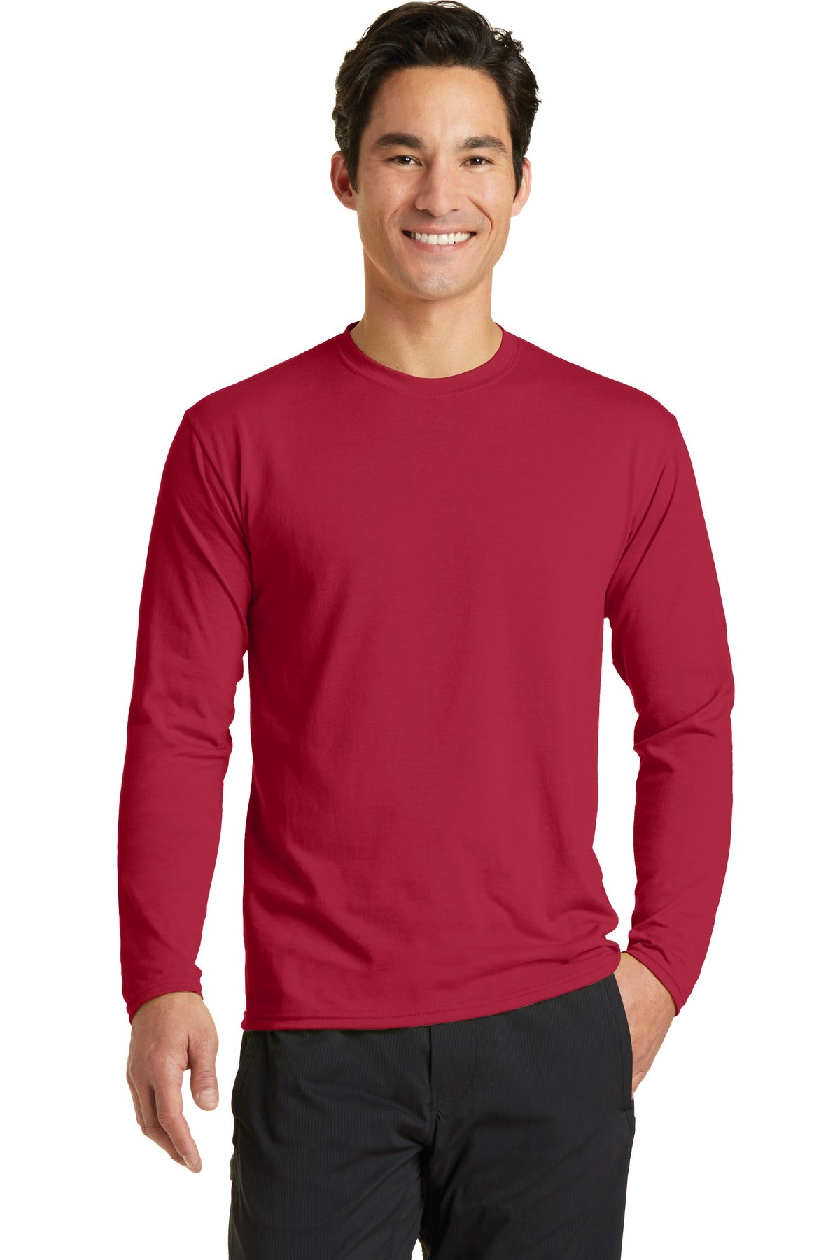 Port & Company® Long Sleeve Performance Blend Tee