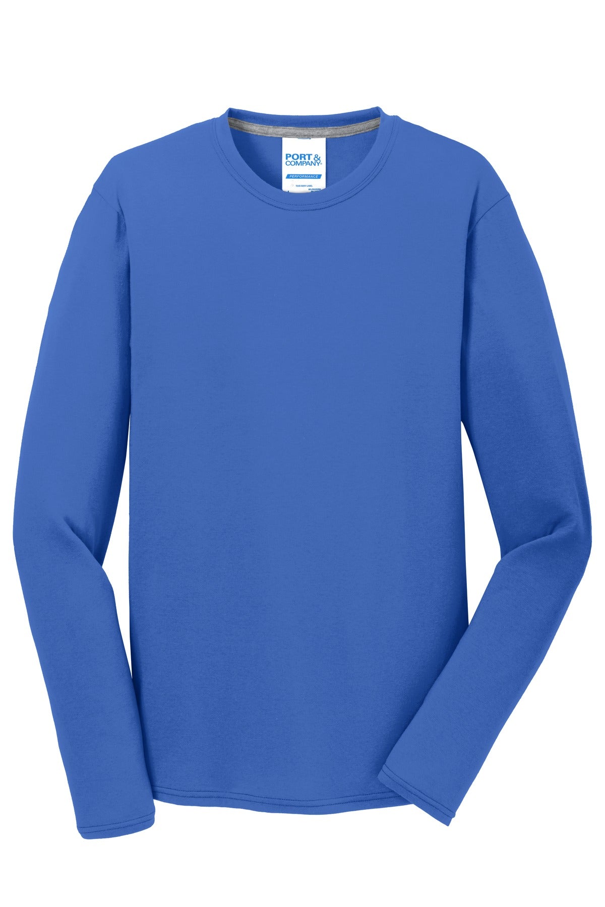 Port & Company® Long Sleeve Performance Blend Tee