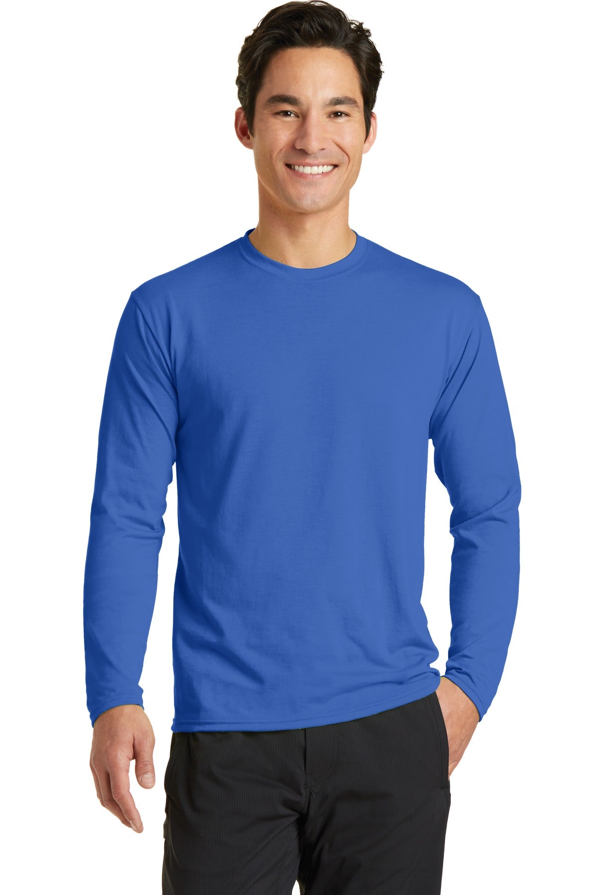 Port & Company® Long Sleeve Performance Blend Tee