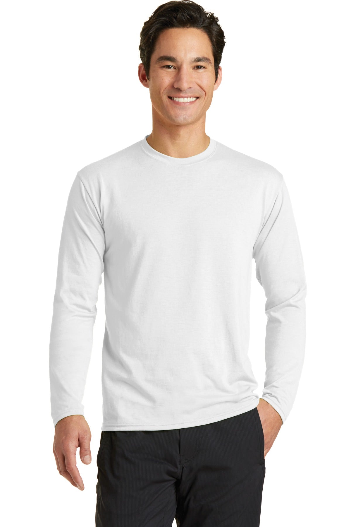 Port & Company® Long Sleeve Performance Blend Tee