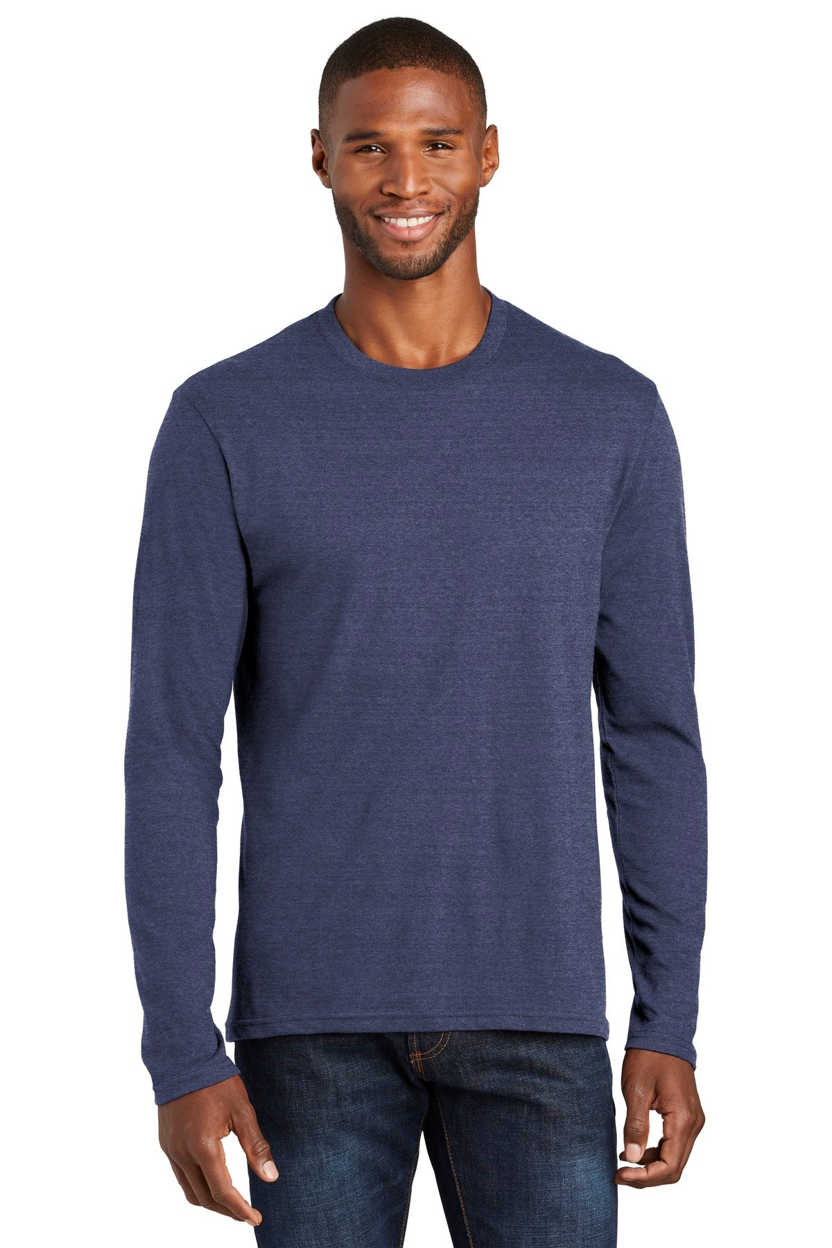 Port & Company® Long Sleeve Fan Favorite  Blend Tee