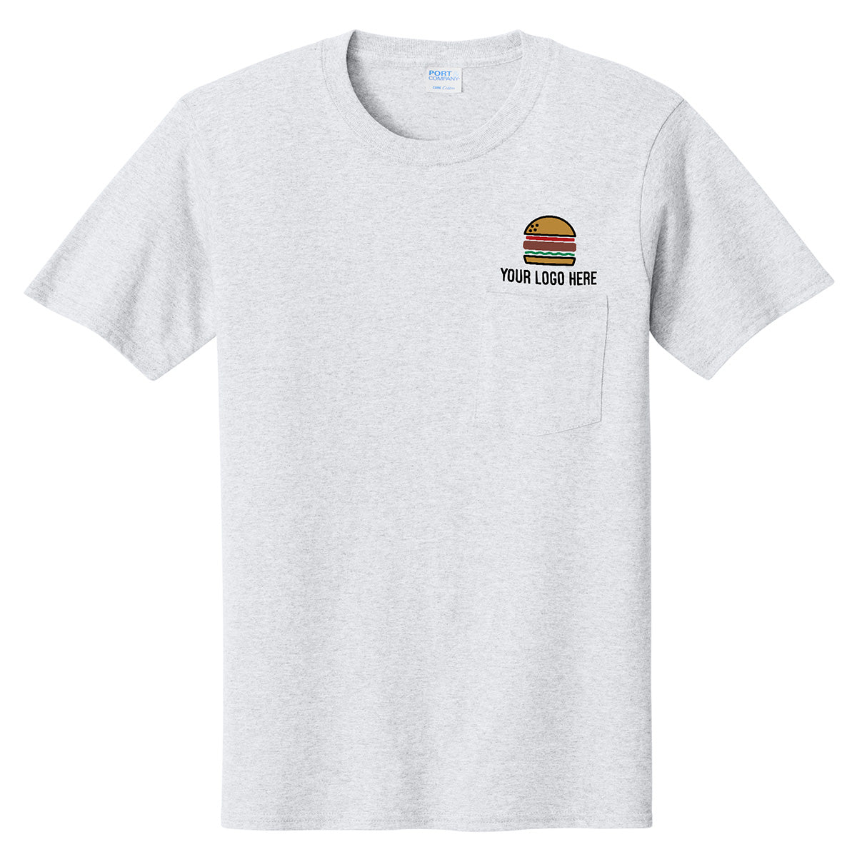 Port & Co™ Core Cotton Pocket Tee