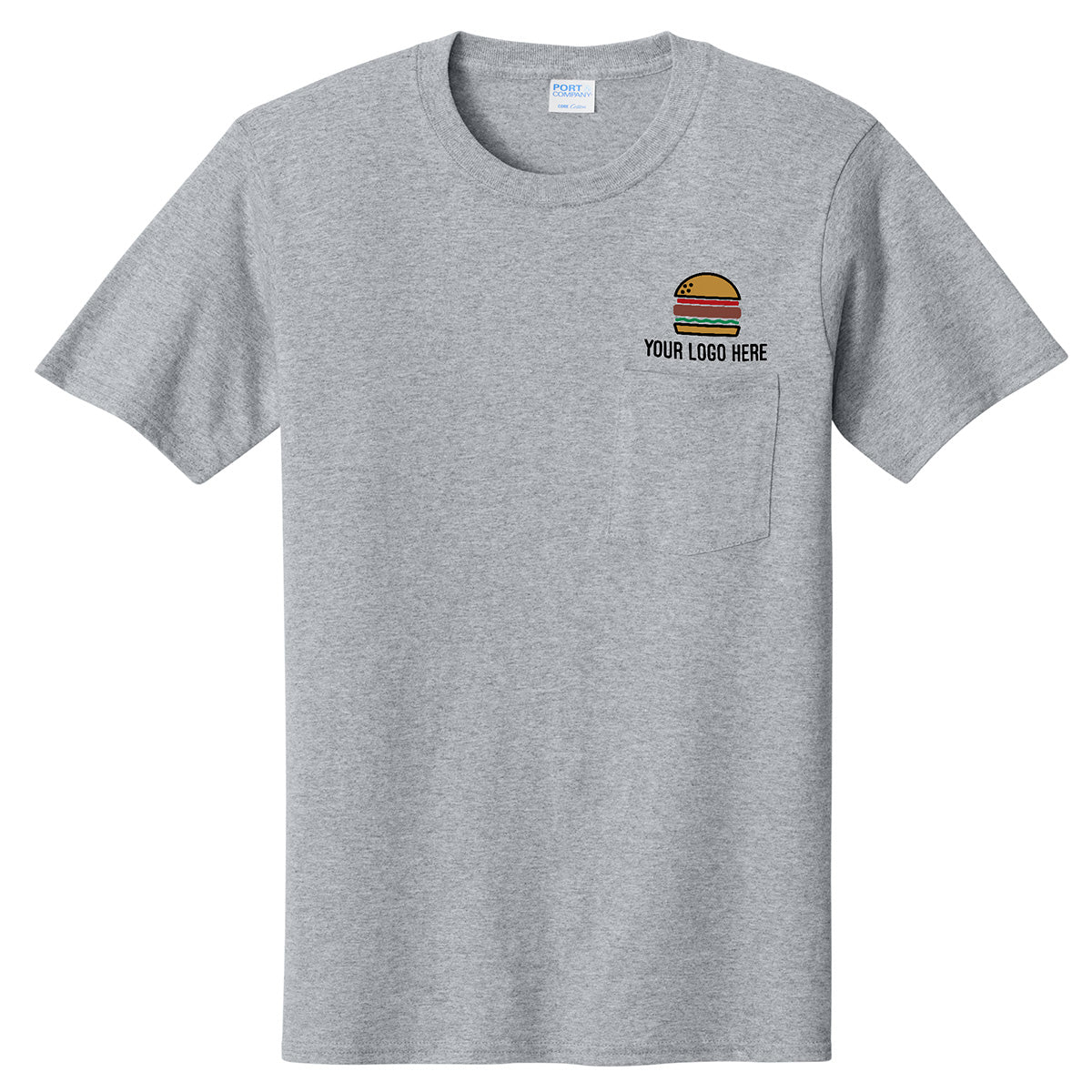 Port & Co™ Core Cotton Pocket Tee