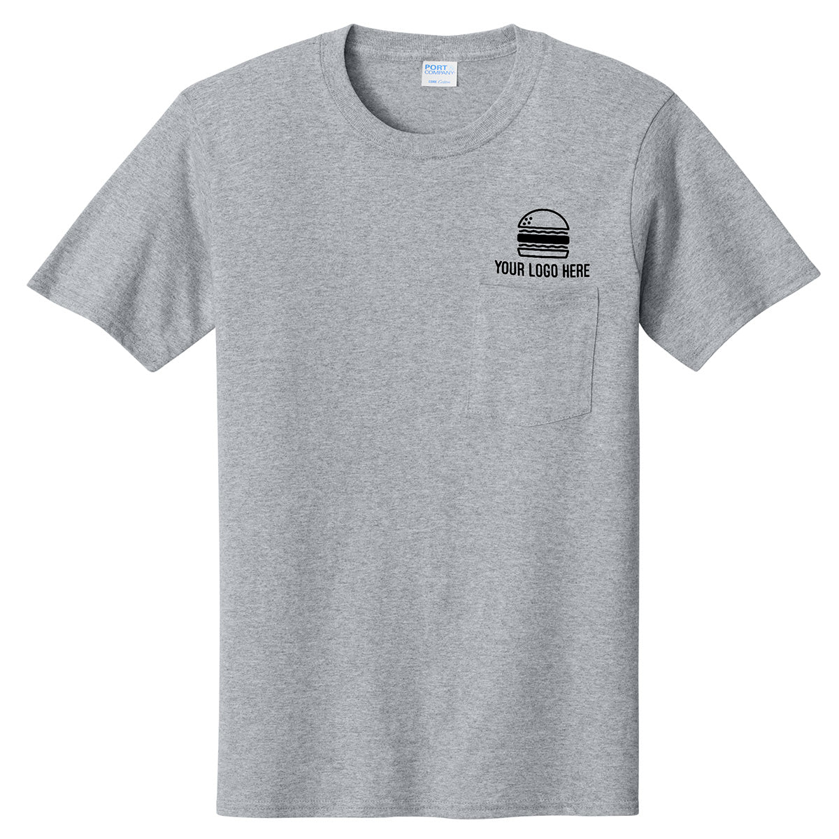 Port & Co™ Core Cotton Pocket Tee