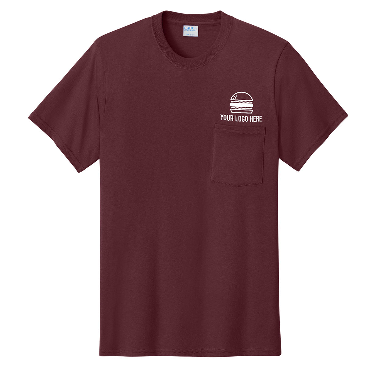 Port & Co™ Core Cotton Pocket Tee