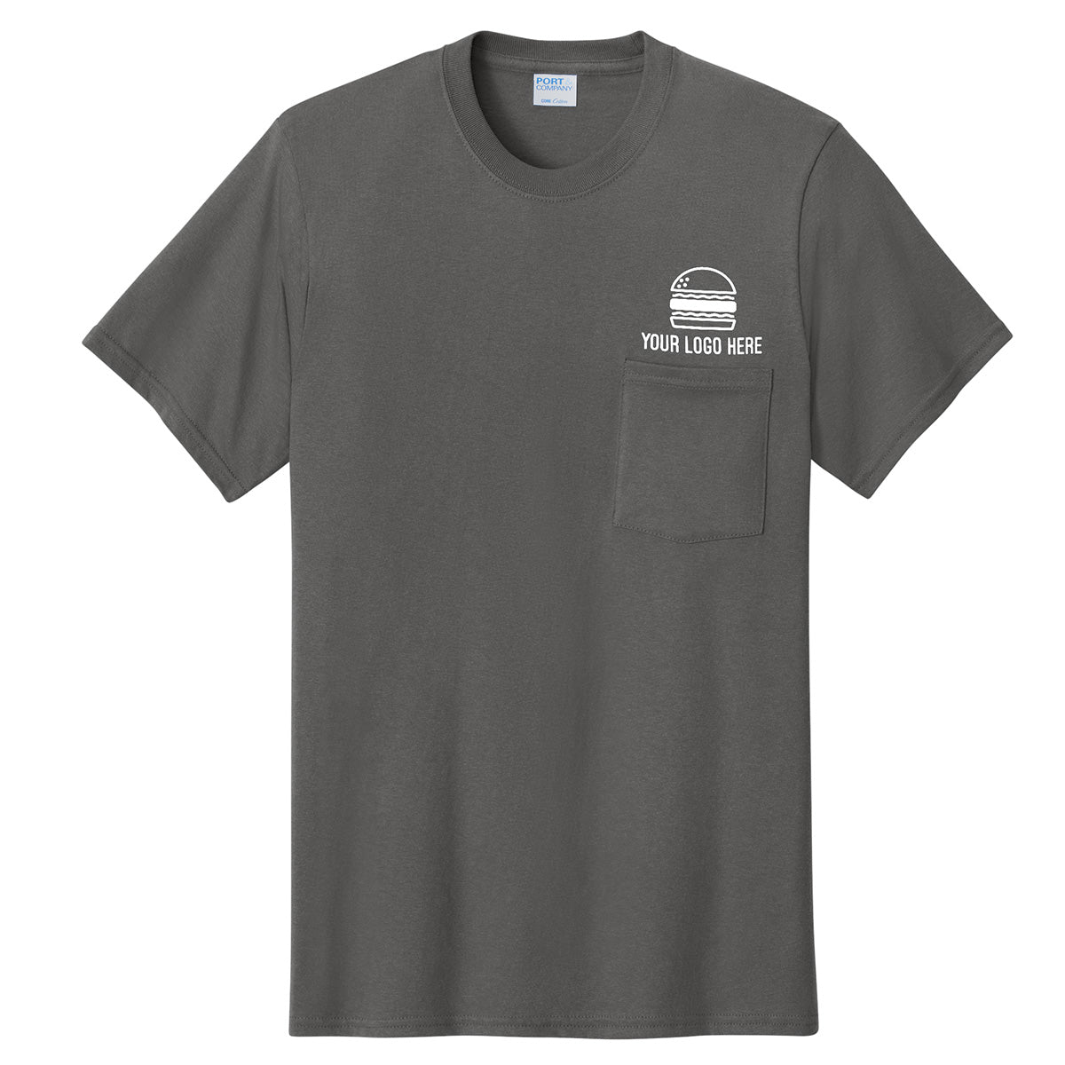 Port & Co™ Core Cotton Pocket Tee