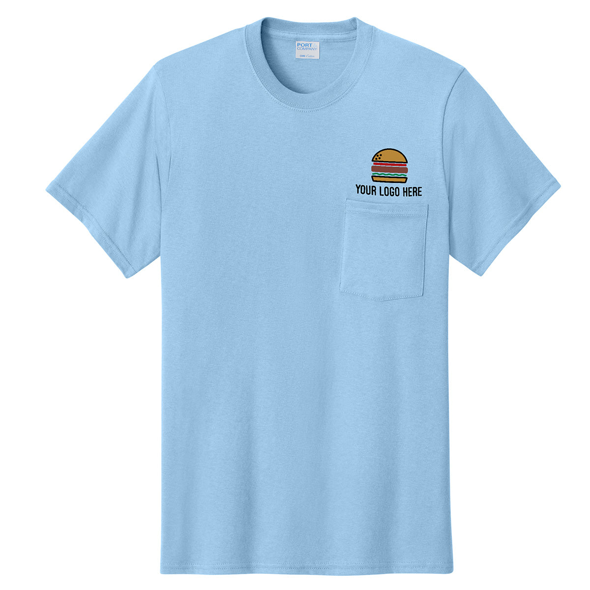 Port & Co™ Core Cotton Pocket Tee