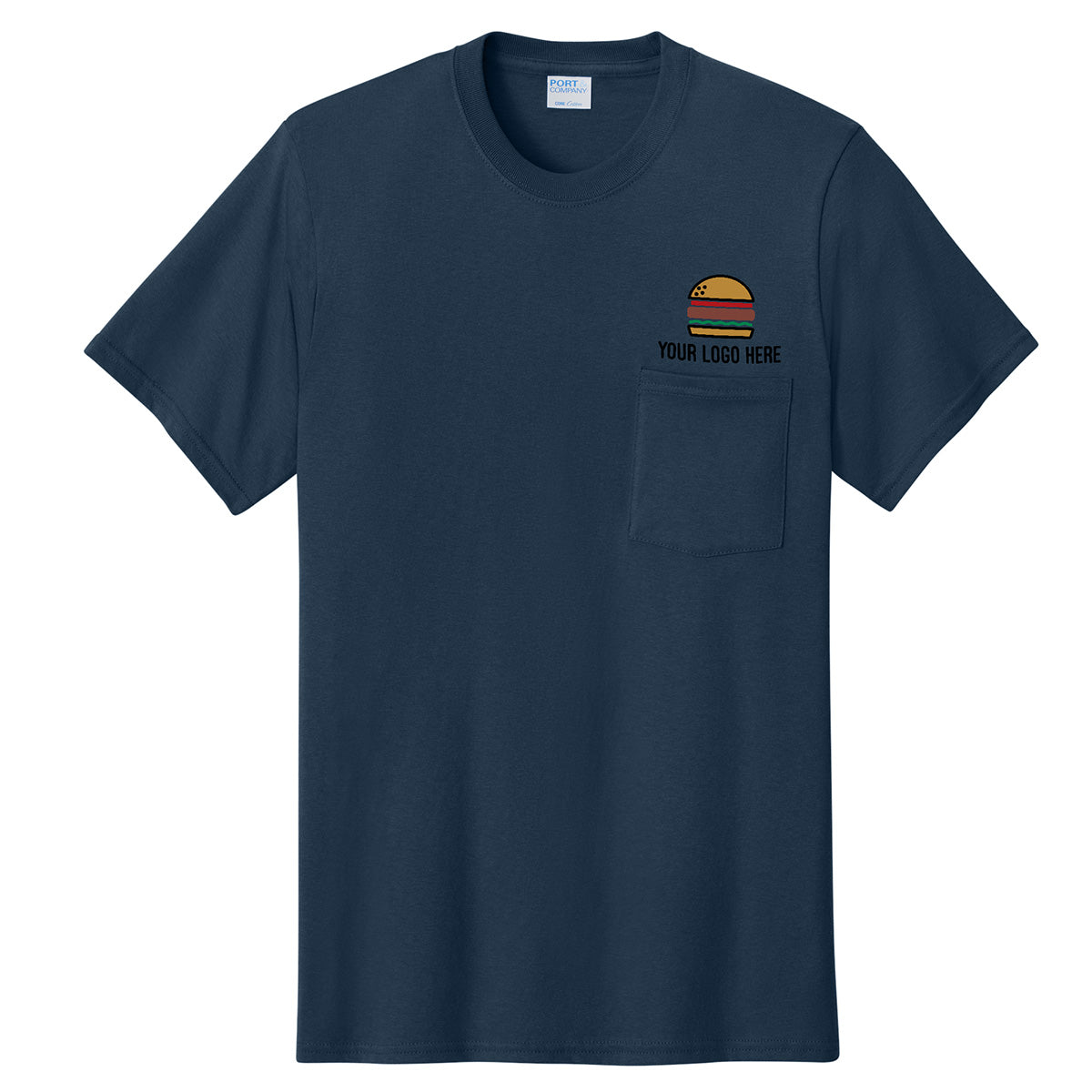 Port & Co™ Core Cotton Pocket Tee