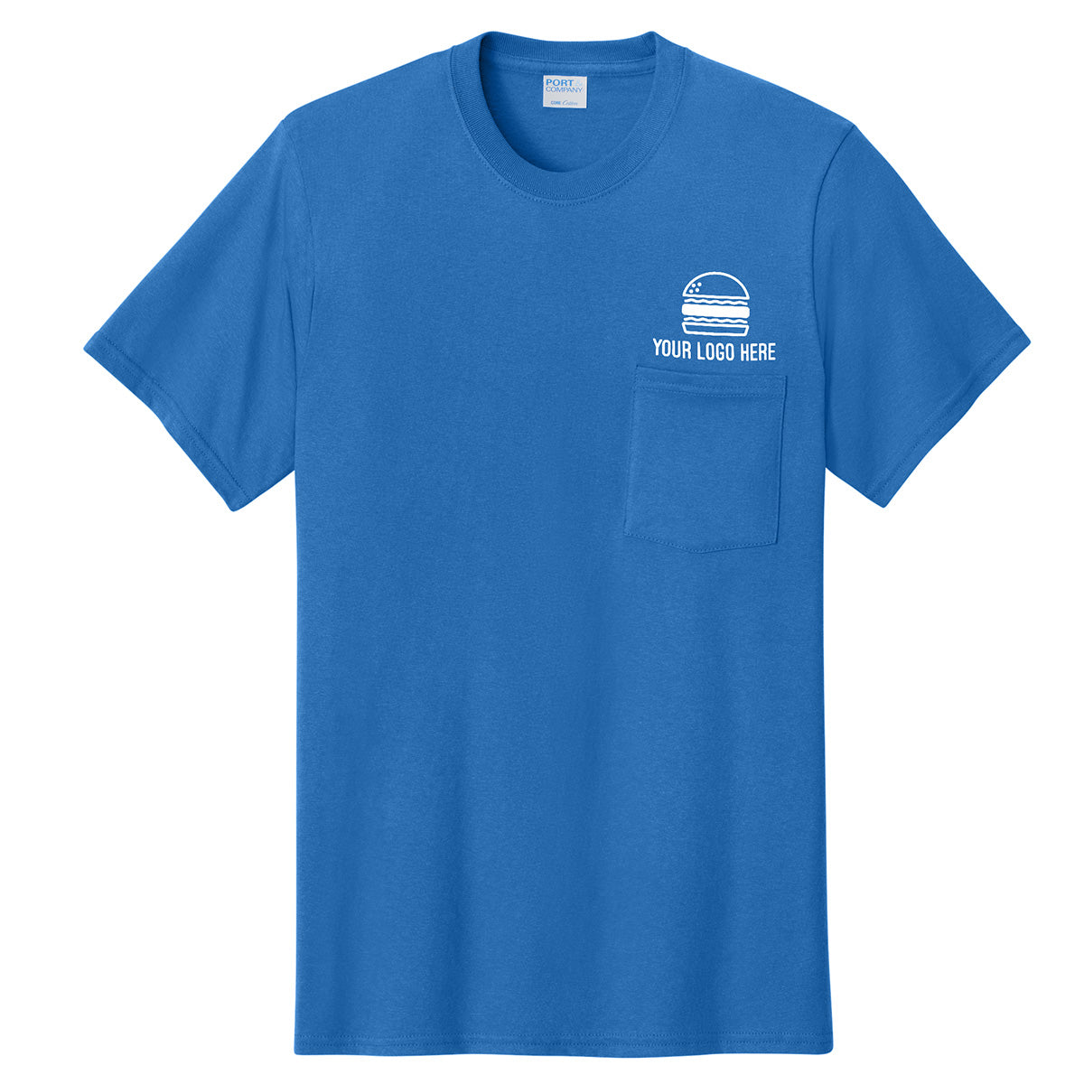 Port & Co™ Core Cotton Pocket Tee