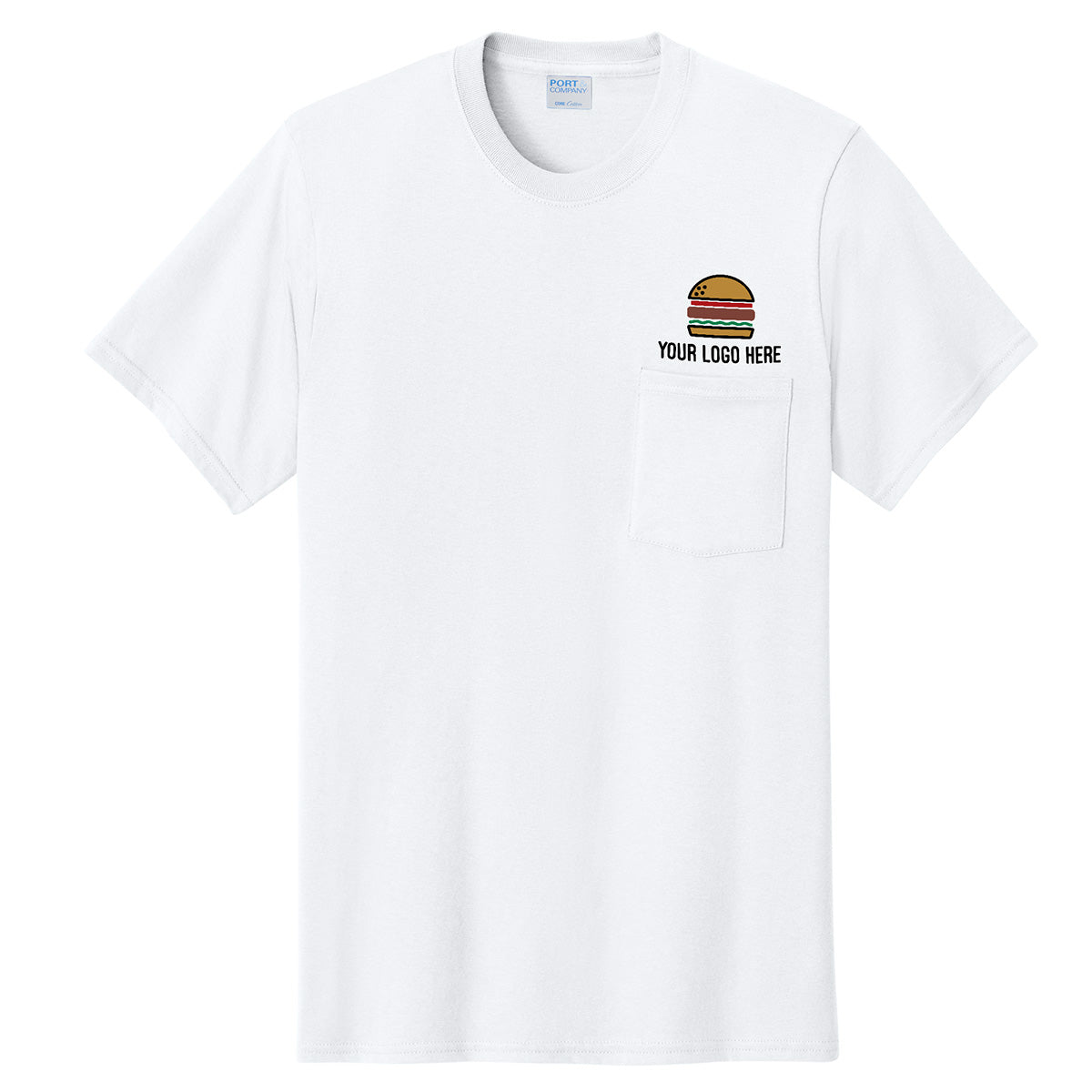 Port & Co™ Core Cotton Pocket Tee