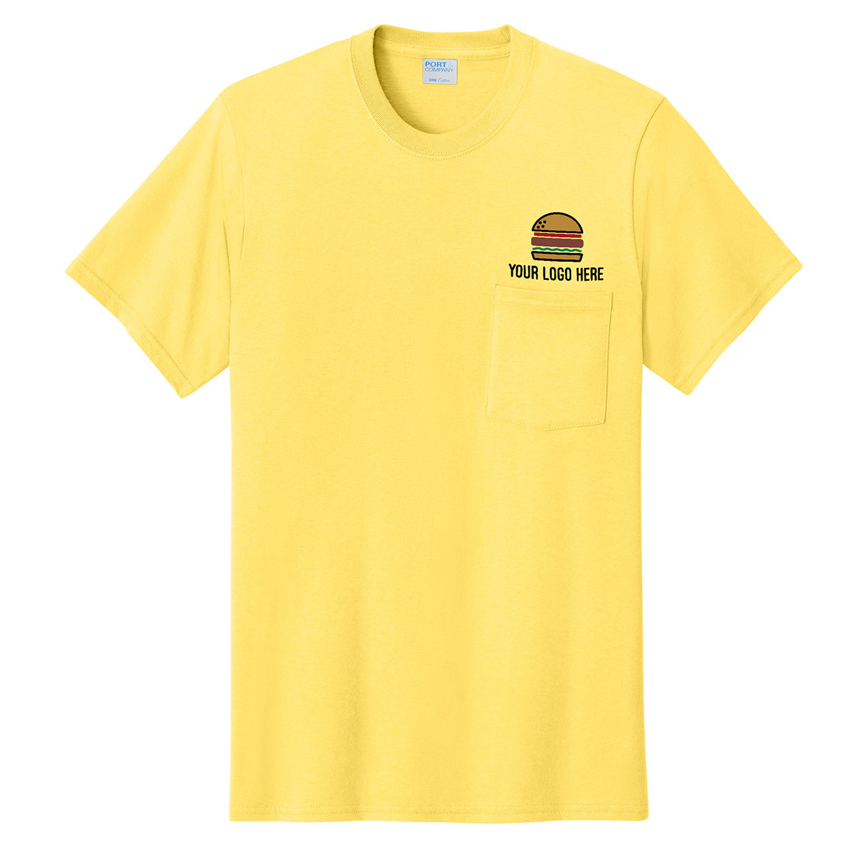 Port & Co™ Core Cotton Pocket Tee