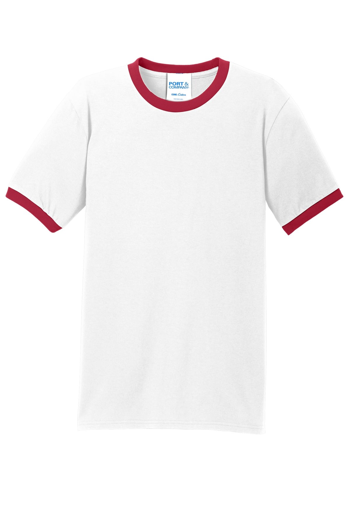 Port & Company® Core Cotton Ringer Tee
