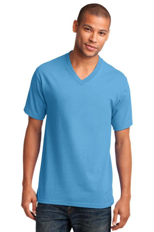 Port & Company® Core Cotton V-Neck Tee