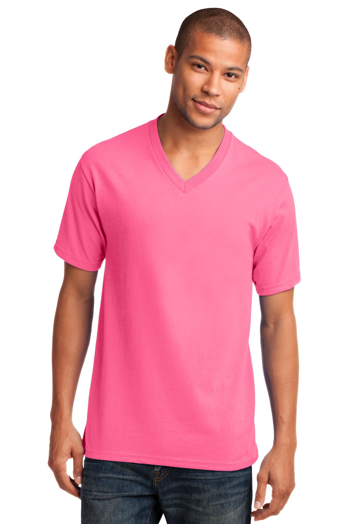 Port & Company® Core Cotton V-Neck Tee