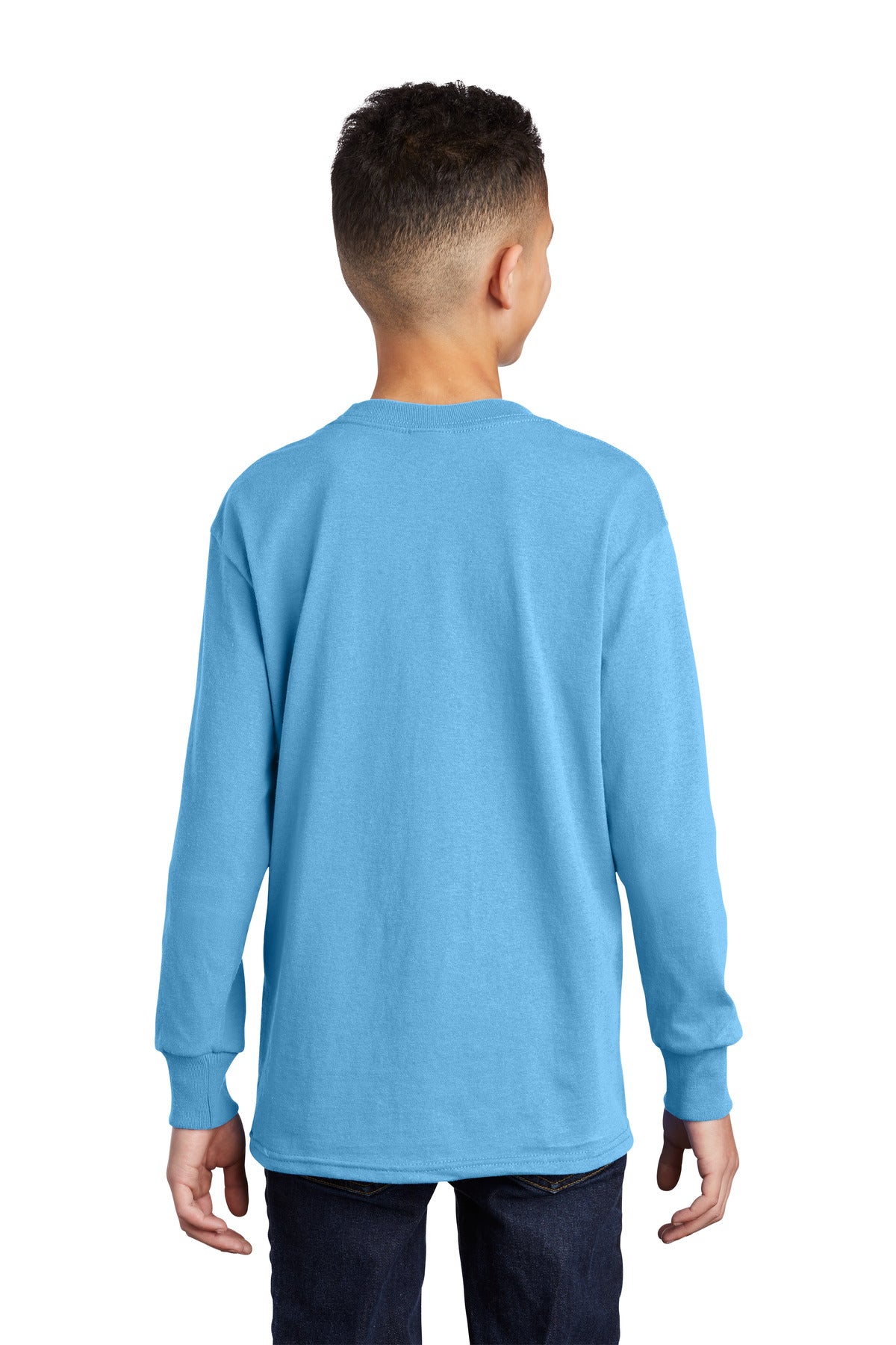Port & Company® Youth Long Sleeve Core Cotton Tee